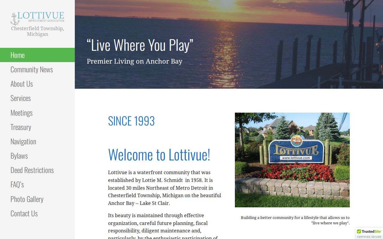 Chesterfield Township neighbors and Lottivue Improvement Association community page