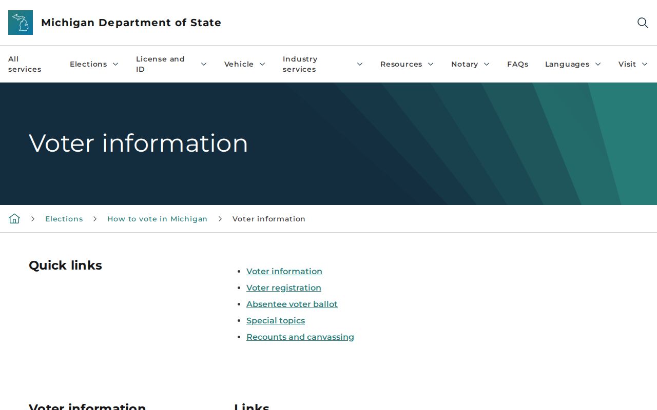 Chesterfield Township residents directory Michigan voter services