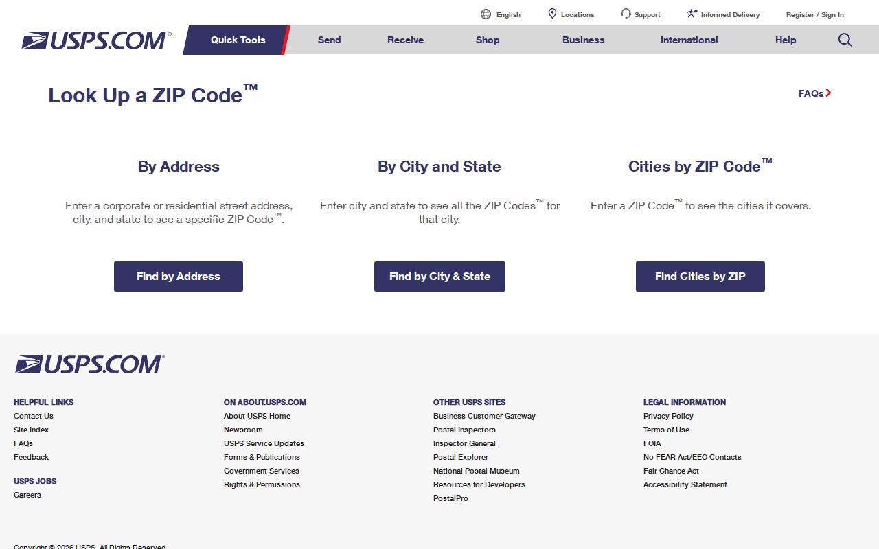Chesterfield Township ZIP code directory using USPS ZIP lookup